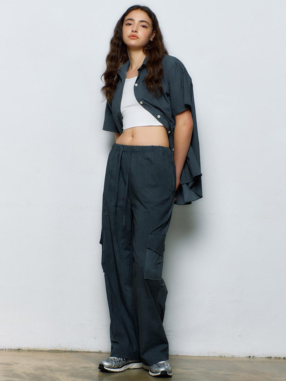 MANAVIS7 Neph Cargo Pants [Charcoal]