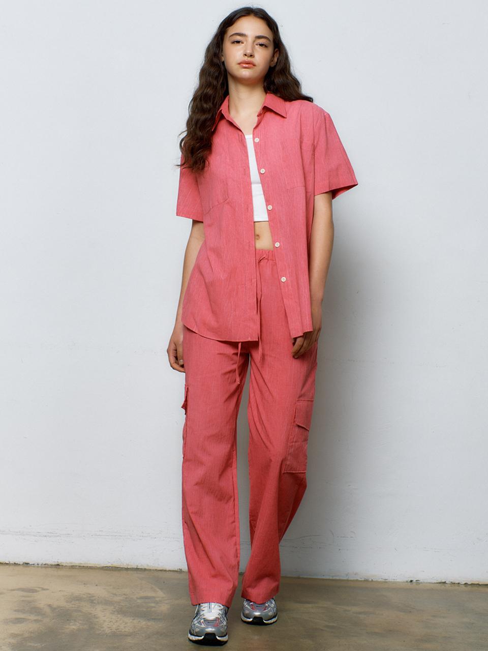 MANAVIS7 Neph Cargo Pants [Red]