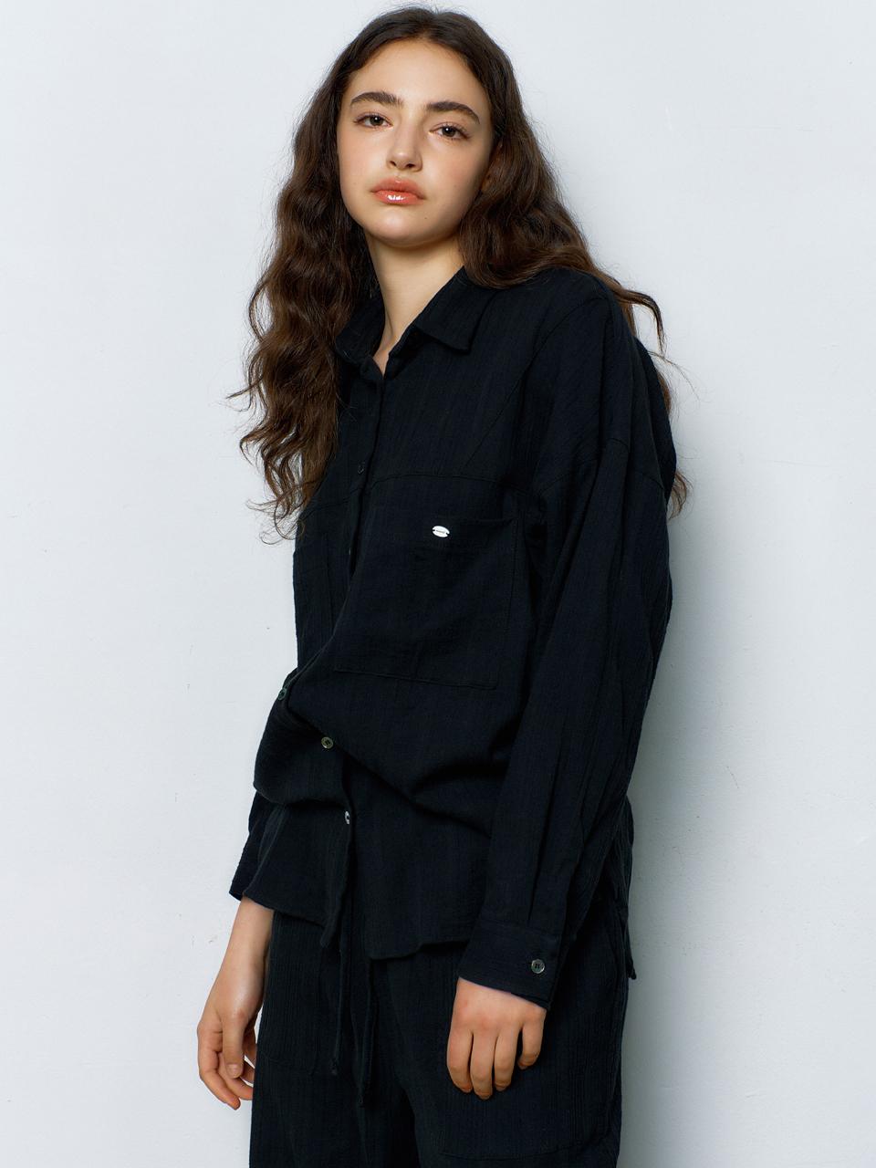 MANAVIS7 OverSize Roen Shirt [Black]