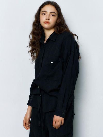 MANAVIS7 OverSize Roen Shirt [Black]