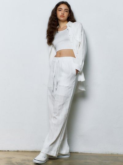 MANAVIS7 Roen Bending Pants [White]