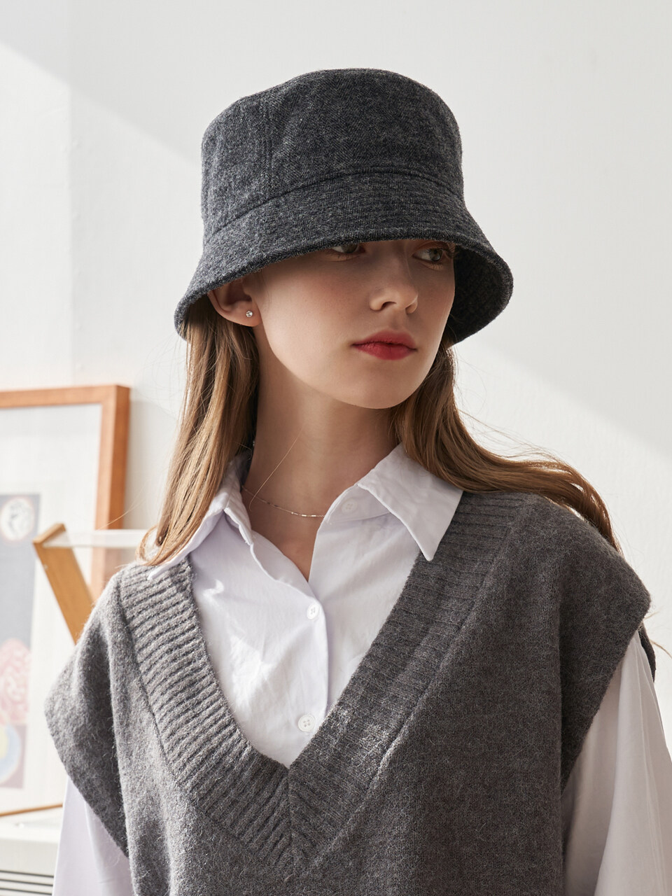 MANES Bourgon Herringbone Bucket Hat - 2 Colors