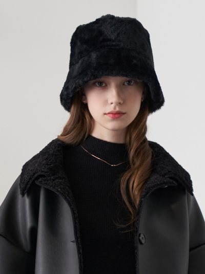 MANES Cuit Fur Bucket Hat - 4 Colors