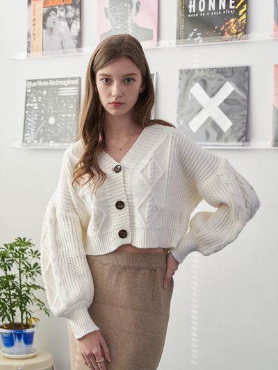 MANES Furet Knit Cardigan (3colors)