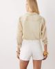 Mango Mango 100% cotton denim shorts in white - 4