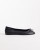Mango Mango 100% leather ballet flats in black - 1