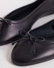 Mango Mango 100% leather ballet flats in black - 3