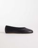 Mango Mango 100% leather ballet pumps in black - 1