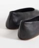 Mango Mango 100% leather ballet pumps in black - 3