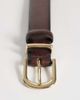 Mango Mango 100% leather belt in brown - 3