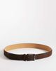 Mango Mango 100% leather belt with silver-tone buckle in brown - 1