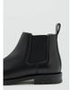 Mango Mango 100% leather Chelsea boots in black - 4