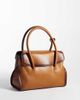 Mango Mango 100% leather city bag in brown - 4