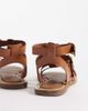 Mango Mango 100% leather gladiator sandals with buckles in tan-Brown - 3