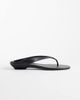 Mango Mango 100% leather low heeled sandals in black - 2