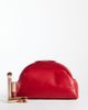 Mango Mango 100% leather oversized clutch bag in red - 2