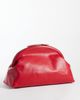Mango Mango 100% leather oversized clutch bag in red - 4