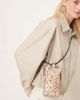 Mango Mango 100% leather shoulder bag in cow print-Brown - 1