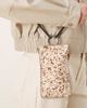 Mango Mango 100% leather shoulder bag in cow print-Brown - 3