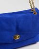 Mango Mango 100% leather shoulder bag in electric blue-Red - 3