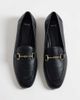 Mango Mango 100% leather snaffle detail loafers in black - 2