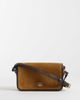 Mango Mango 100% leather suede cross body bag in camel-Brown - 1