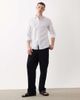Mango Mango 100% linen long sleeve shirt in pale blue - 2