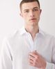 Mango Mango 100% linen long sleeve shirt in pale blue - 3