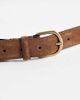 Mango Mango 100% suede belt in brown - 2