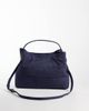 Mango Mango 100% suede bucket bag in navy - 4