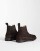 Mango Mango 100% suede chelsea boot in dark brown - 4