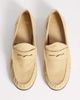 Mango Mango 100% suede leather loafers in sand-Neutral - 2