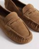 Mango Mango 100% suede loafers in brown - 2
