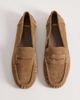 Mango Mango 100% suede loafers in brown - 3