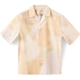 MANGO MANGO Abstract Print Short Sleeve Button-Up Shirt