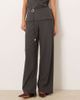 Mango Mango Ancona straight pants in gray - part of a set - 2