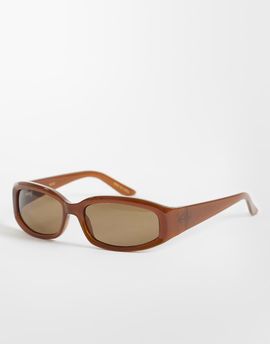 Mango Mango angular sunglasses in brown