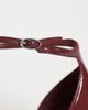 Mango Mango ankle strap heeled pumps in burgundy-Brown - 4