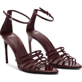 MANGO MANGO Ankle Strap Pointed Toe Sandal
