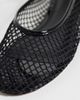 Mango Mango ankle tie woven ballet flats in black - 4