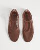 Mango Mango ankle tie woven ballet flats in brown - 2