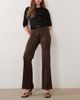Mango Mango Ante tailored trouser set in brown - 1