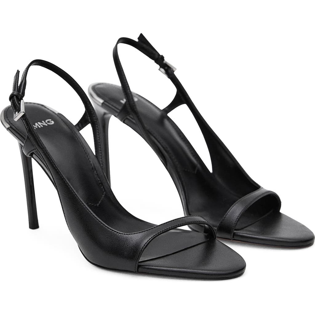 MANGO MANGO Asymmetric Ankle Strap Sandal