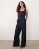 Mango Mango Avery 100% cotton straight jeans in dark blue - part of a set - 2