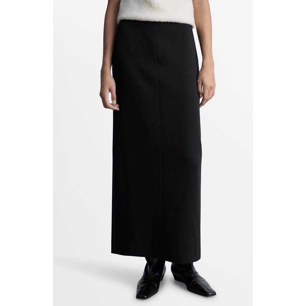 MANGO MANGO Back Slit Maxi Skirt