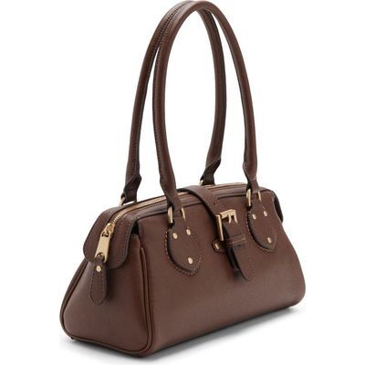 MANGO MANGO Balboa Faux Leather Shoulder Bag