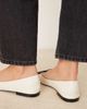 Mango Mango ballet flat with bow in black and white - 4