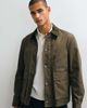 Mango Mango barn jacket in khaki green - 1