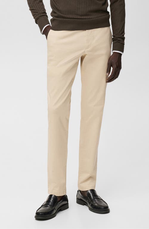 MANGO MANGO Barna Slim Fit Stretch Twill Chino Pants