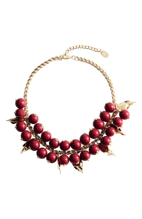 MANGO MANGO Beaded Chain Necklace